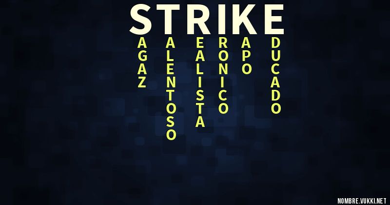 Acróstico strike