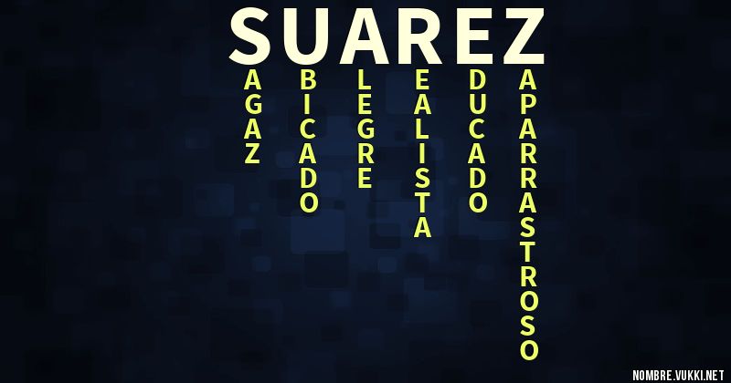 Acróstico suarez