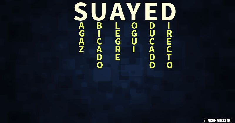 Acróstico suayed