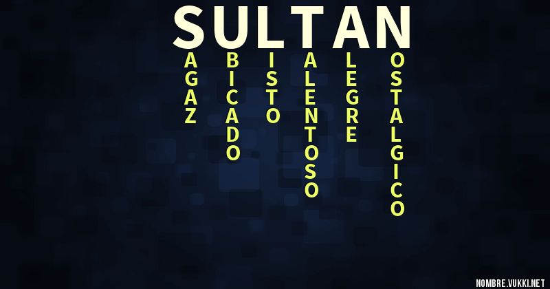 Acróstico sultan