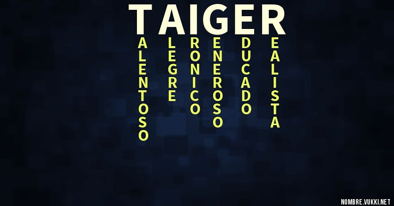 Acróstico taiger