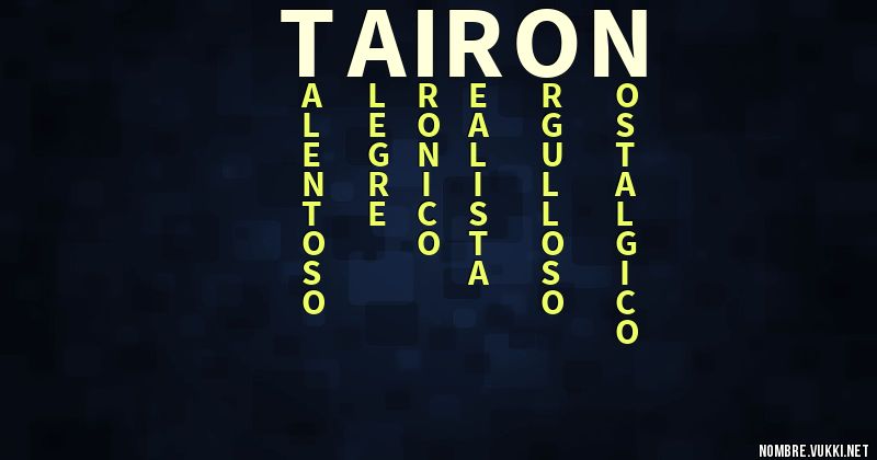 Acróstico tairon