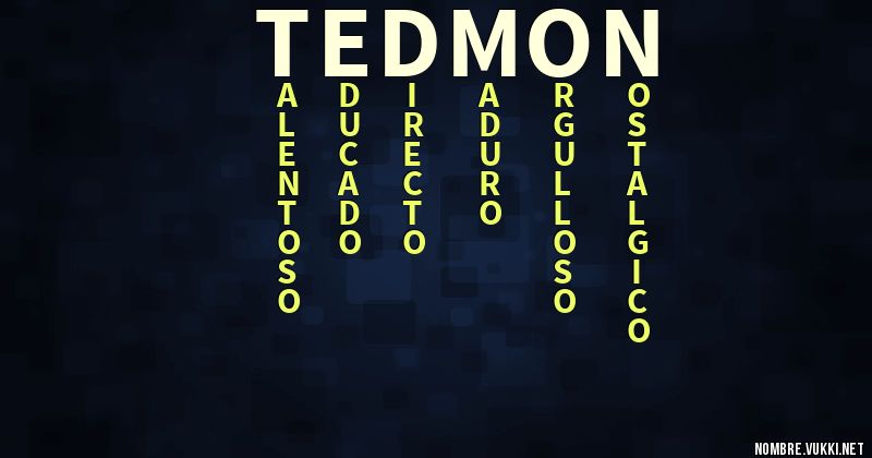 Acróstico tedmon