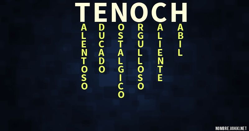 Acróstico tenoch