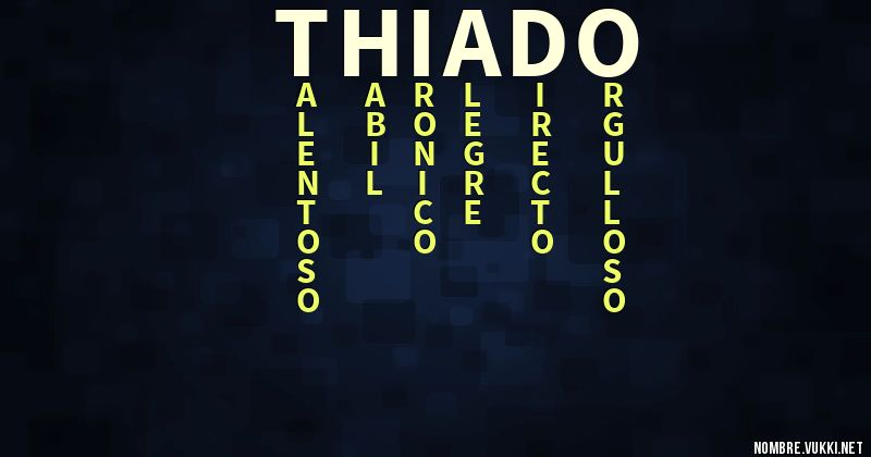 Acróstico thiado
