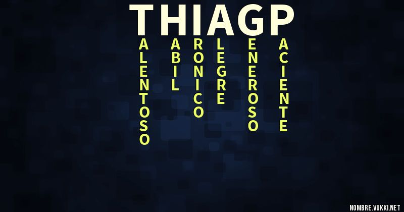 Acróstico thiagp