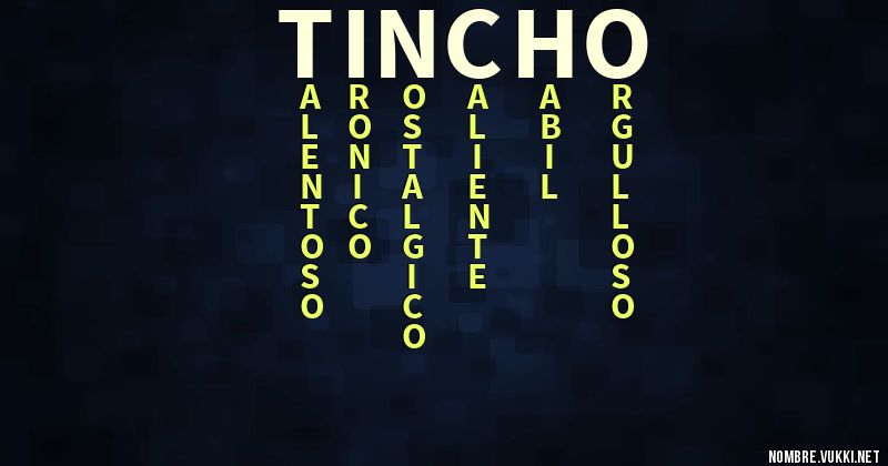Acróstico tincho