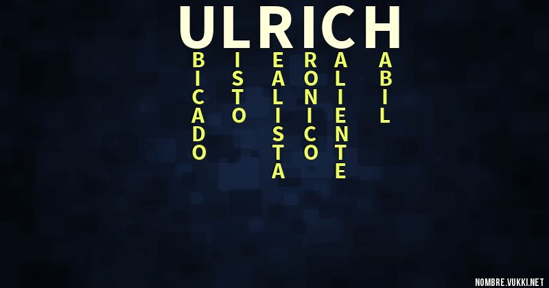 Acróstico ulrich