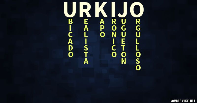 Acróstico urkijo