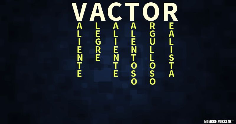 Acróstico vÃ­ctor