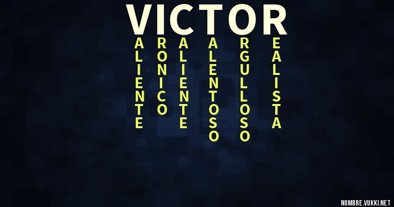 Acróstico vÍctor