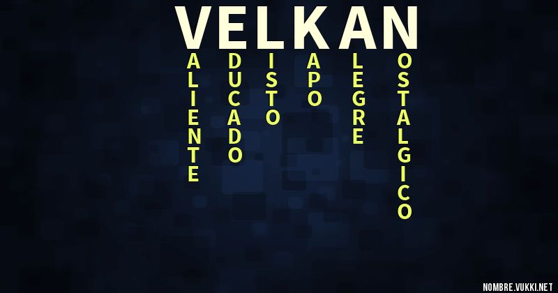 Acróstico velkan