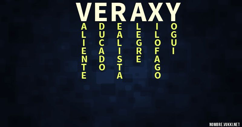 Acróstico veraxy
