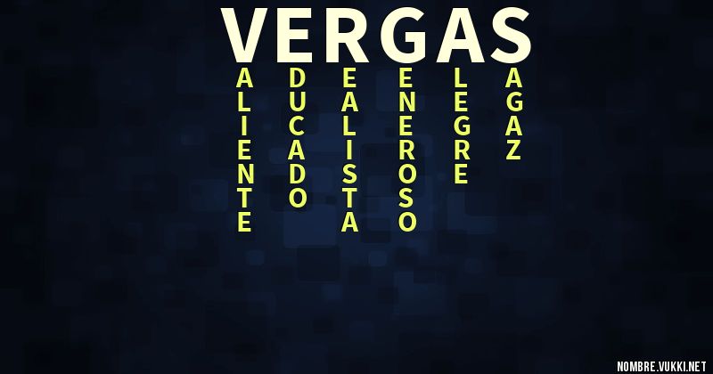 Acróstico vergas