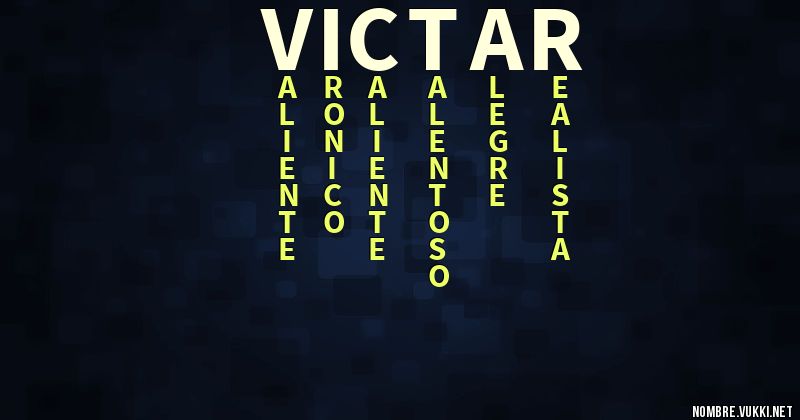 Acróstico victar