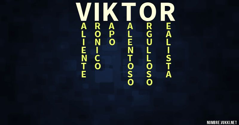 Acróstico viktor