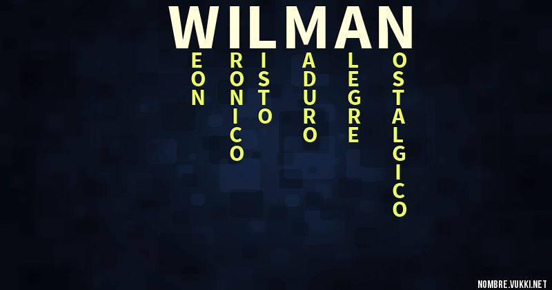 Acróstico wilman