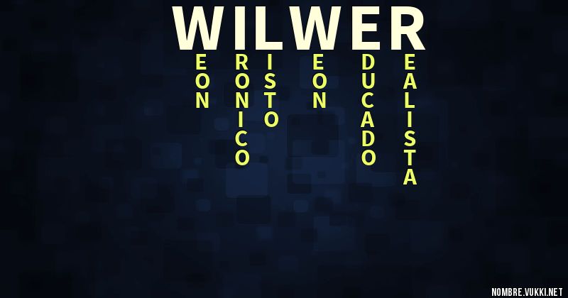 Acróstico wilwer