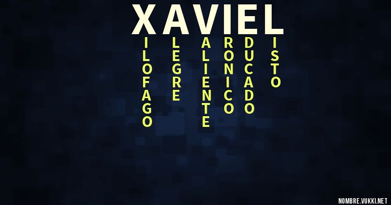 Acróstico xaviel