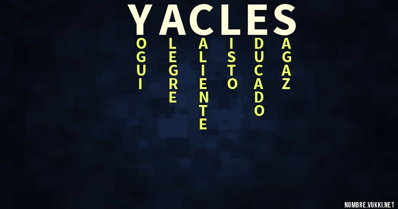 Acróstico yacles