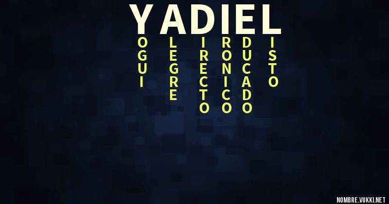 Acróstico yadiel