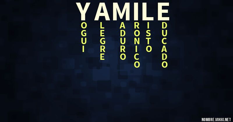 Acróstico yamile