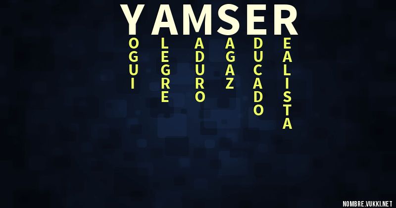 Acróstico yamser