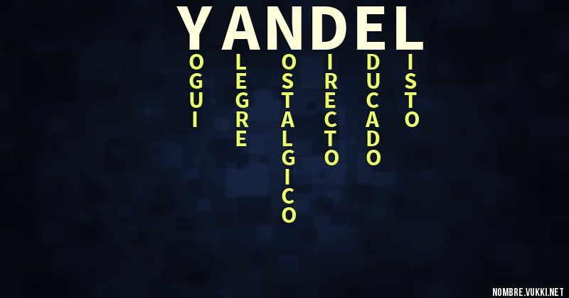 Acróstico yandel