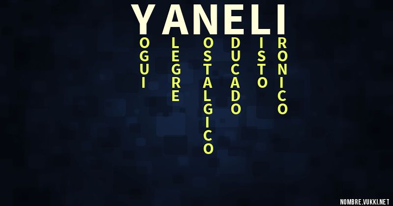 Acróstico yaneli
