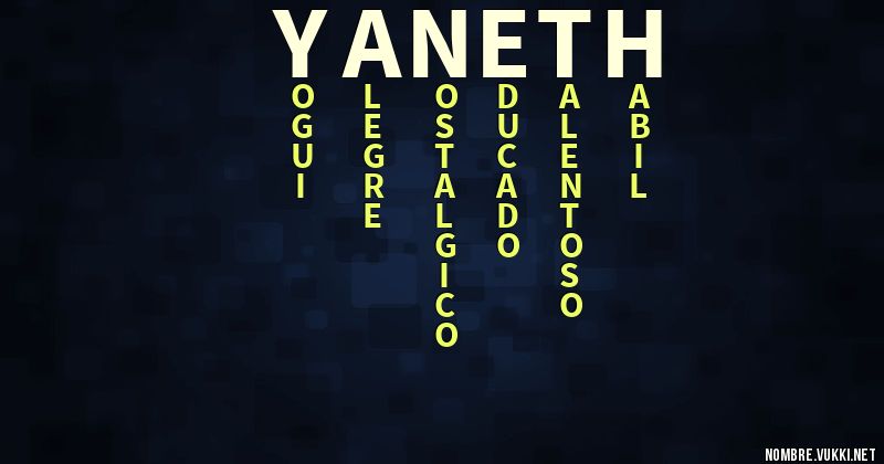 Acróstico yaneth