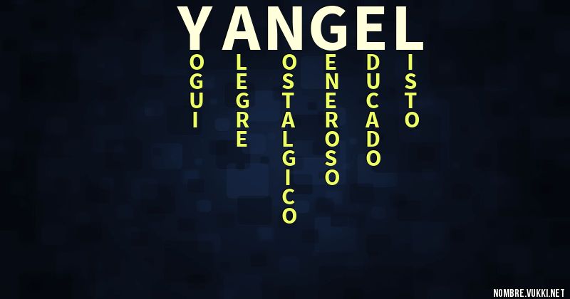 Acróstico yangel