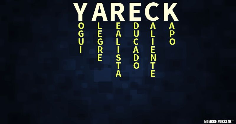 Acróstico yareck