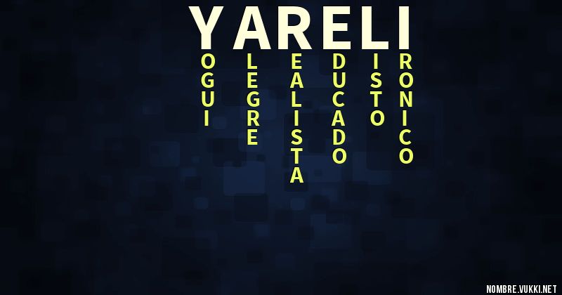 Acróstico yareli