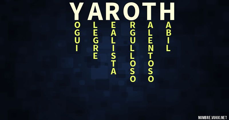Acróstico yaroth