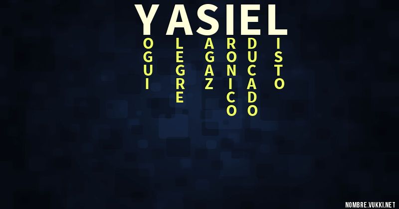 Acróstico yasiel