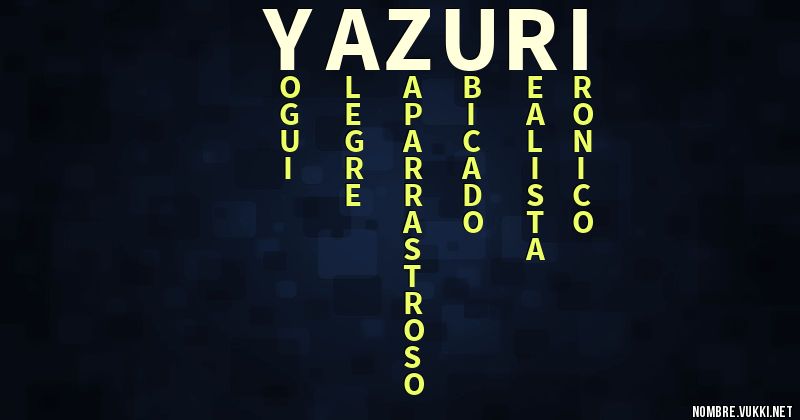 Acróstico yazuri