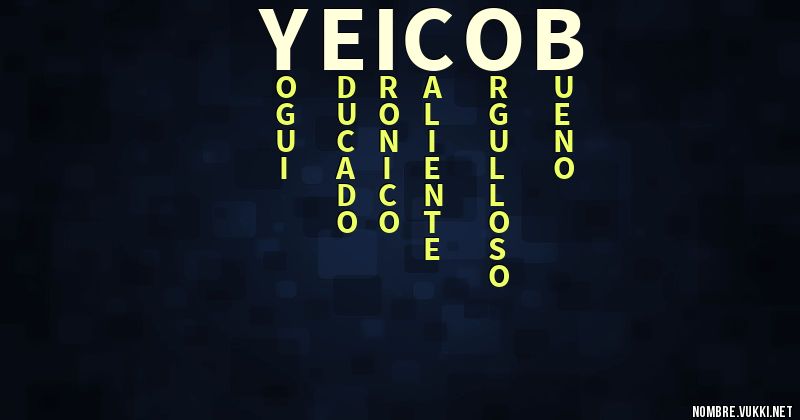 Acróstico yeicob