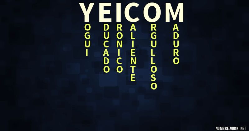 Acróstico yeicom