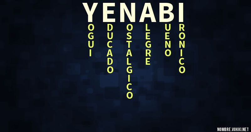 Acróstico yenabi