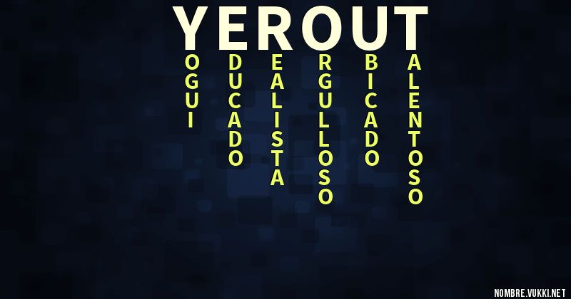 Acróstico yerout
