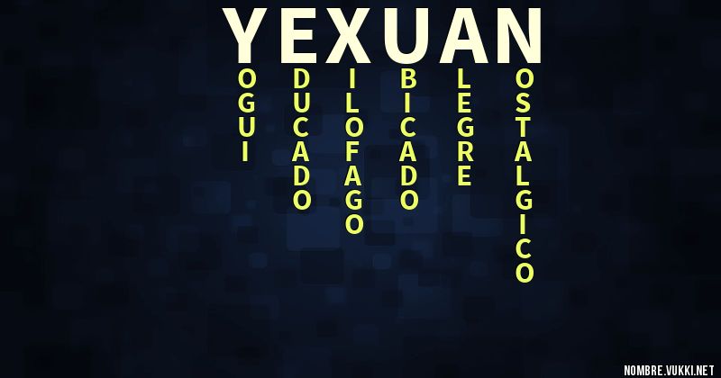 Acróstico yexuan