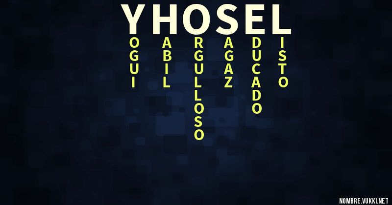 Acróstico yhosel