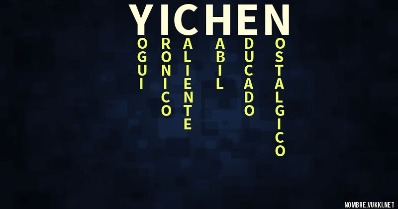 Acróstico yichen