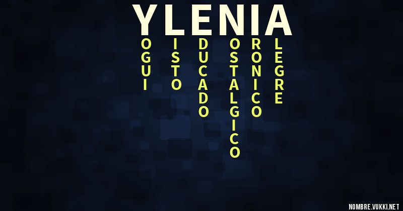 Acróstico ylenia