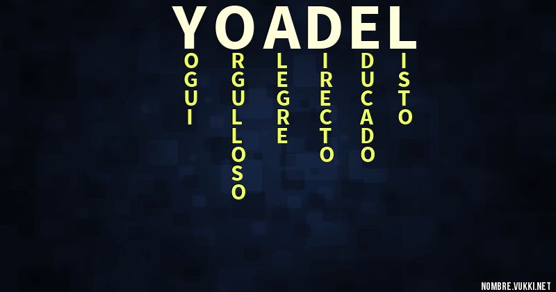 Acróstico yoadel