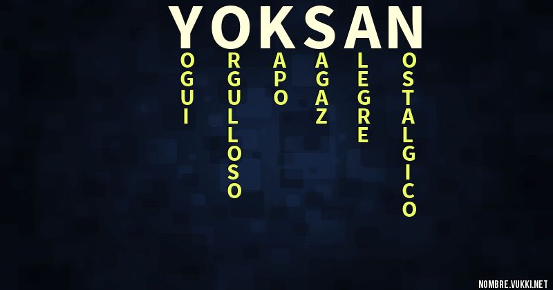 Acróstico yoksan