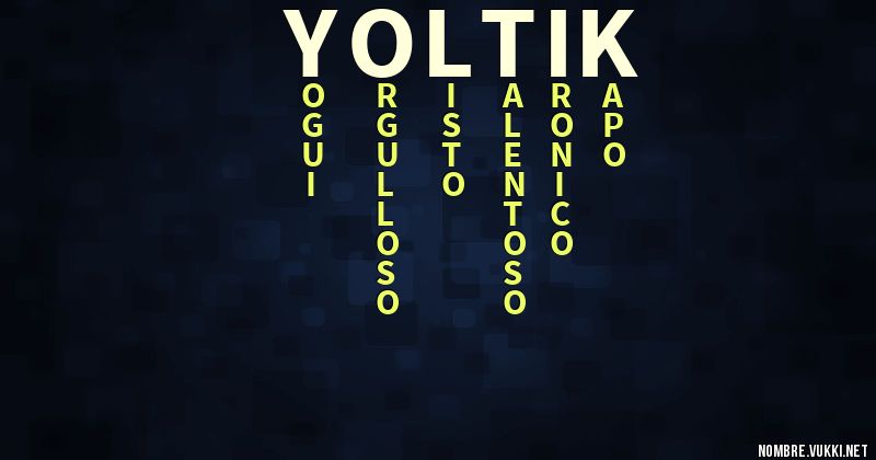 Acróstico yoltik