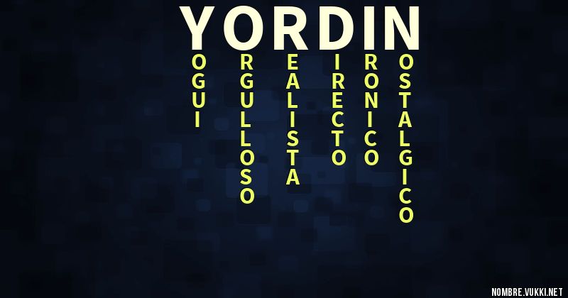 Acróstico yordin