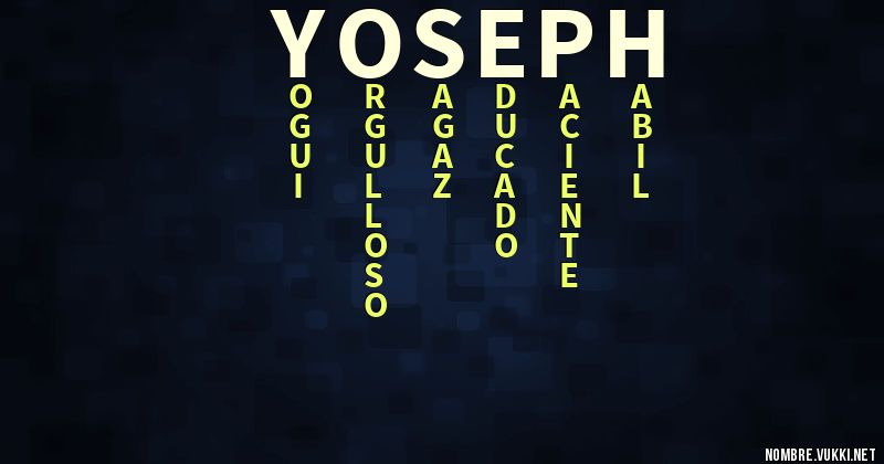 Acróstico yoseph