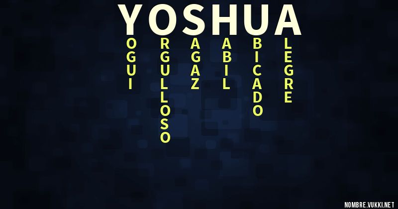 Acróstico yoshua